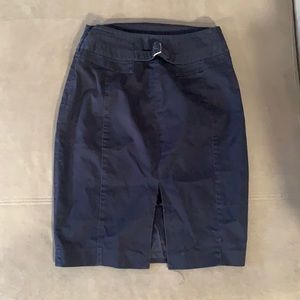 Express navy blue skirt